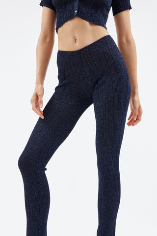 Cento Midnight Grey Knit Pant - Désordre Boutique