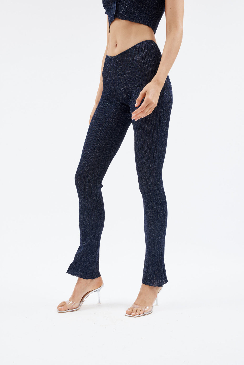 Cento Midnight Grey Knit Pant - Désordre Boutique