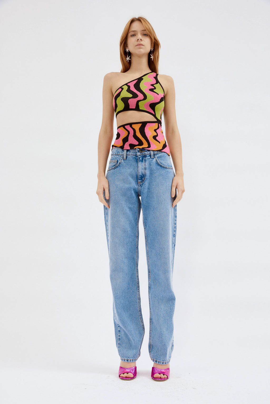 Cher Rainbow Cut Out Top - Désordre Boutique