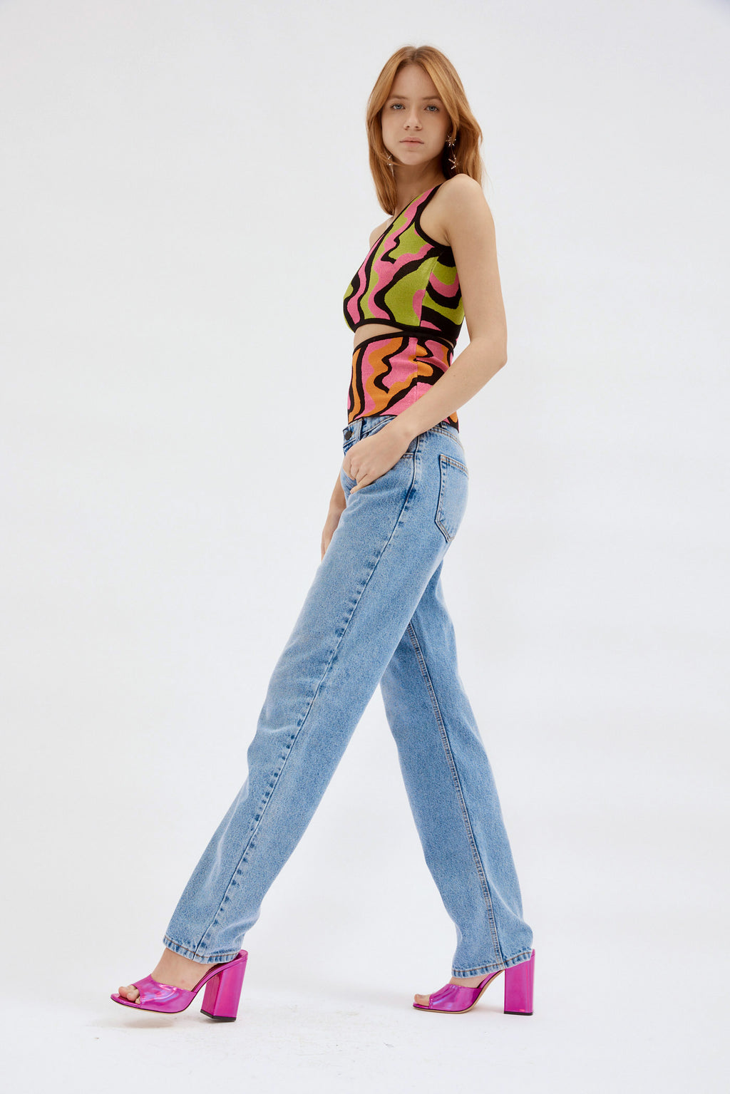 Cher Rainbow Cut Out Top - Désordre Boutique