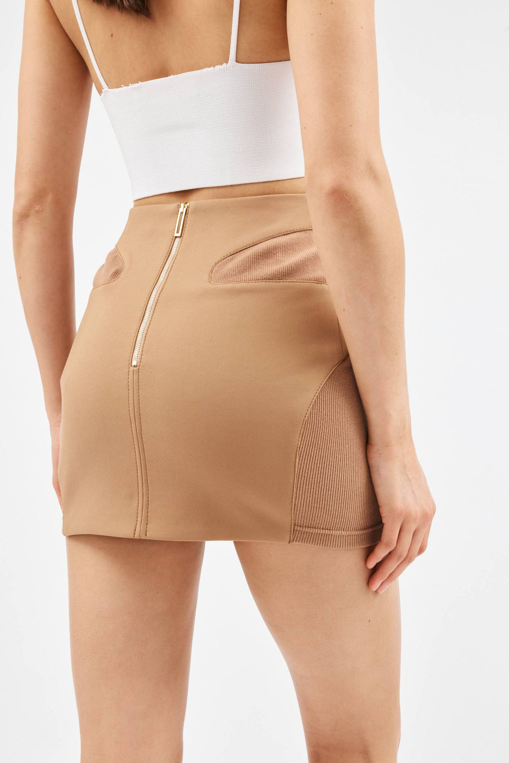 Contour Stitch Timber Mini Skirt - Désordre Boutique