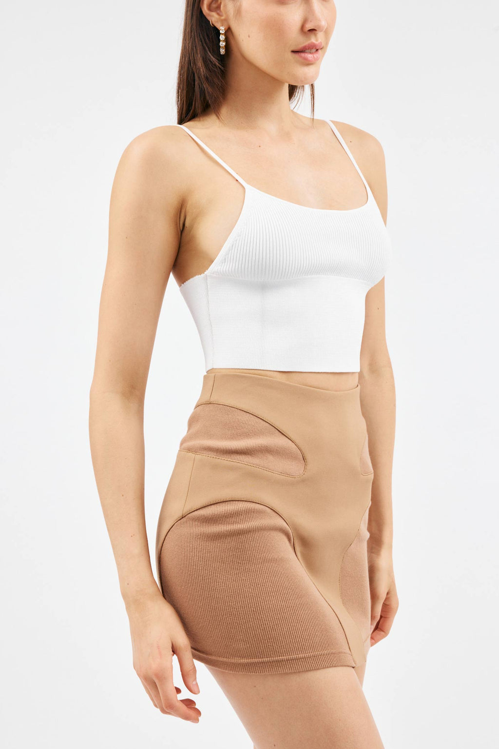 Contour Stitch Timber Mini Skirt - Désordre Boutique