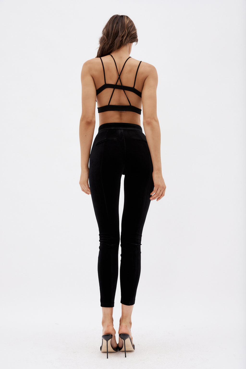 Cotton Black Sporty Bra Top - Désordre Boutique