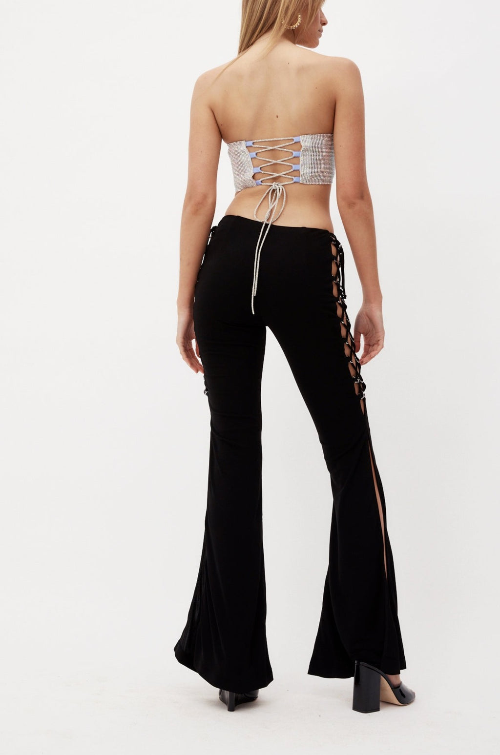 Cyrus Black Flare Trousers - Désordre Boutique