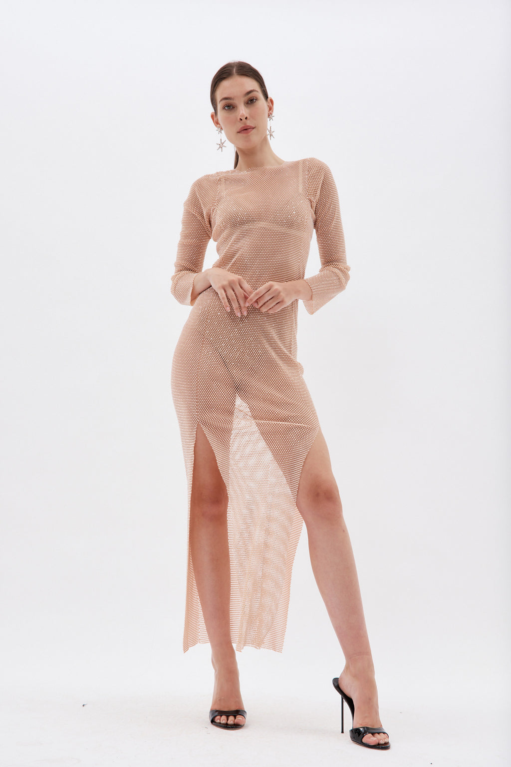 Diamonds Blush Maxi Dress - Désordre Boutique