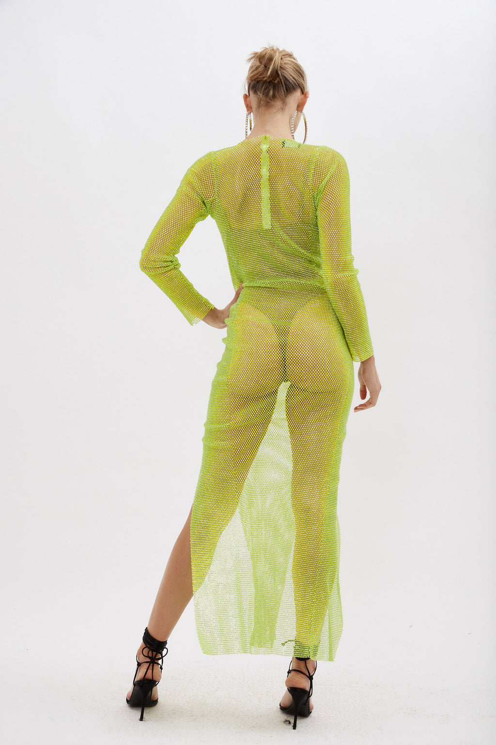 Diamonds Green Maxi Dress - Désordre Boutique