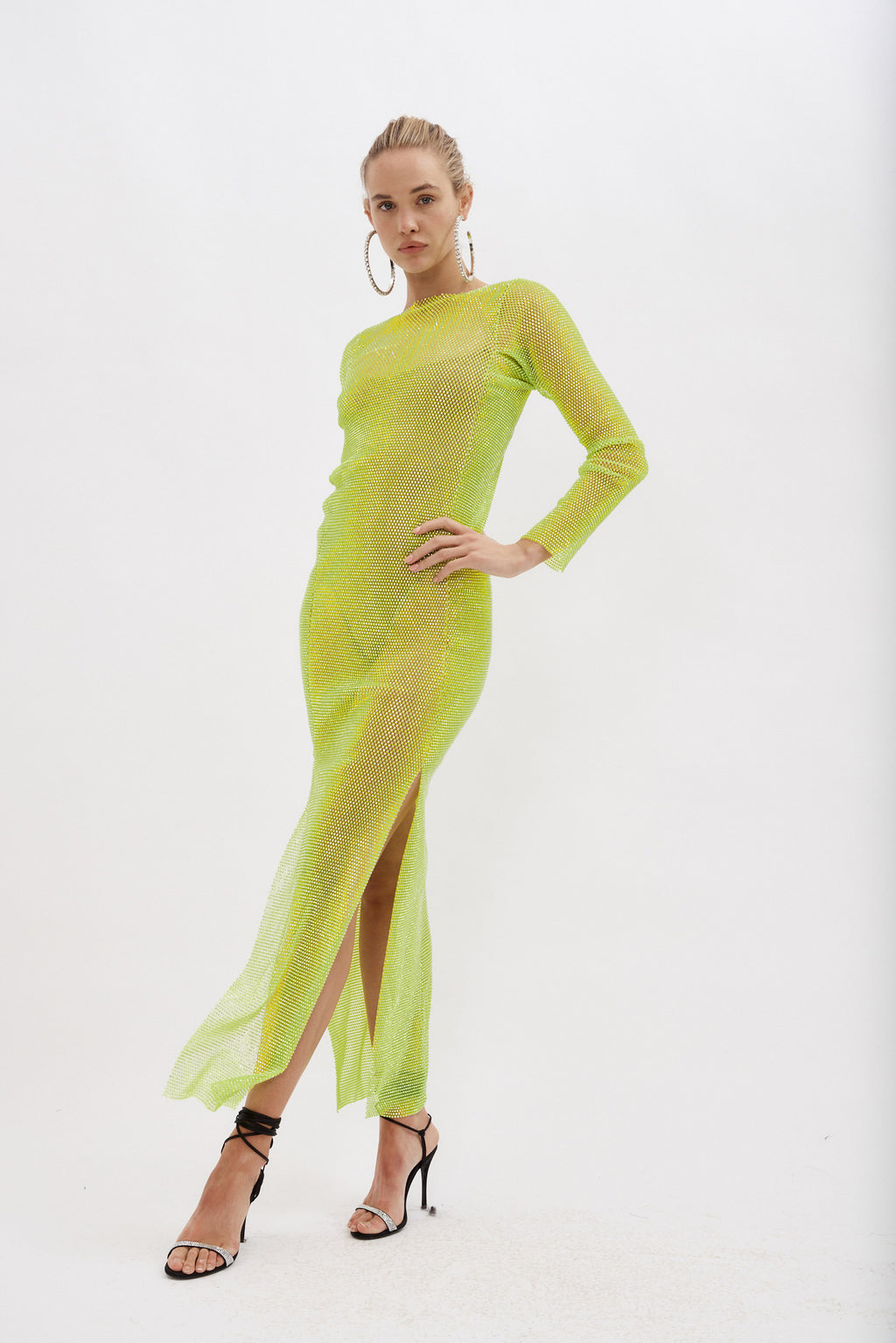 Diamonds Green Maxi Dress - Désordre Boutique