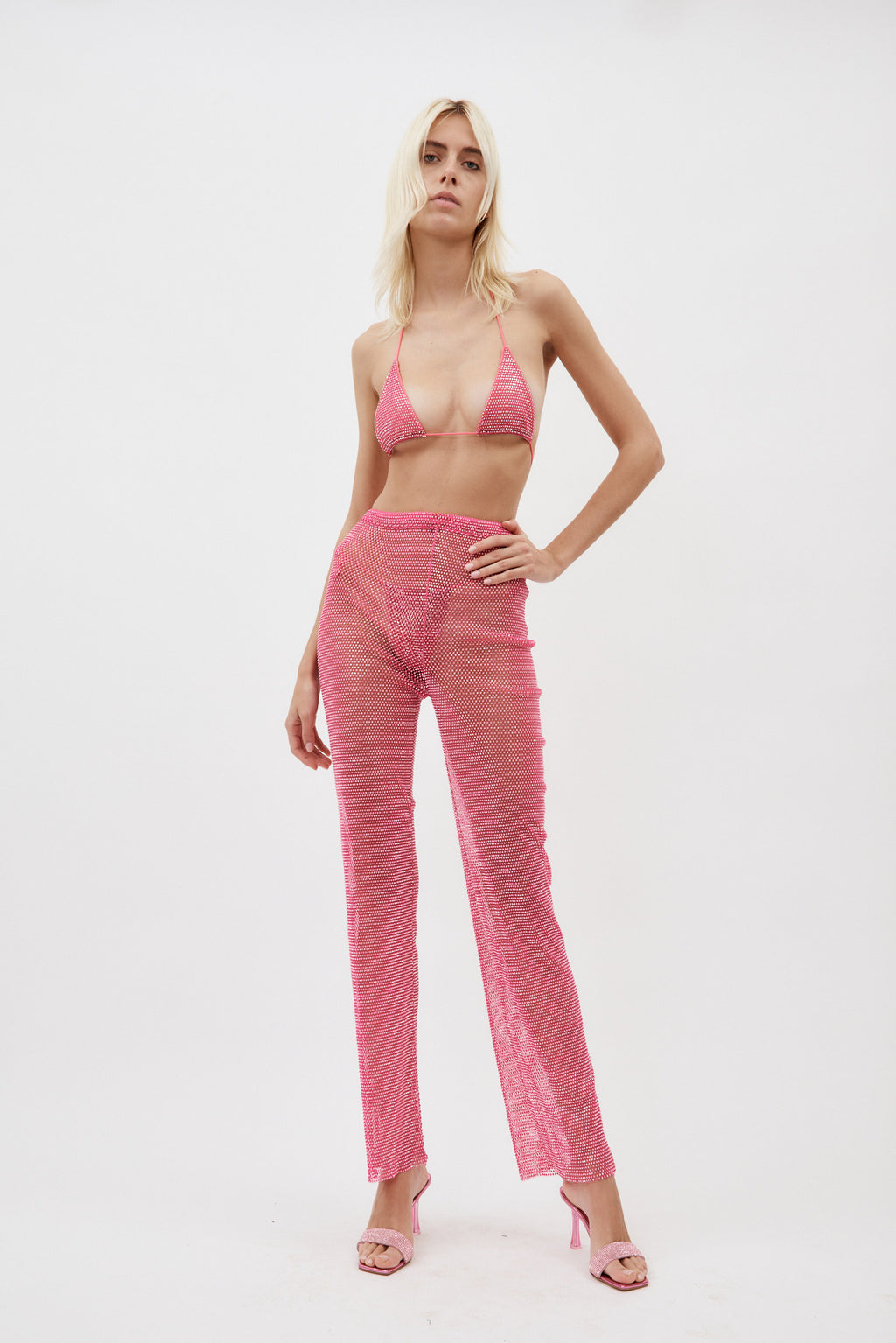 Diamonds Pink Raspberry Pants - Désordre Boutique