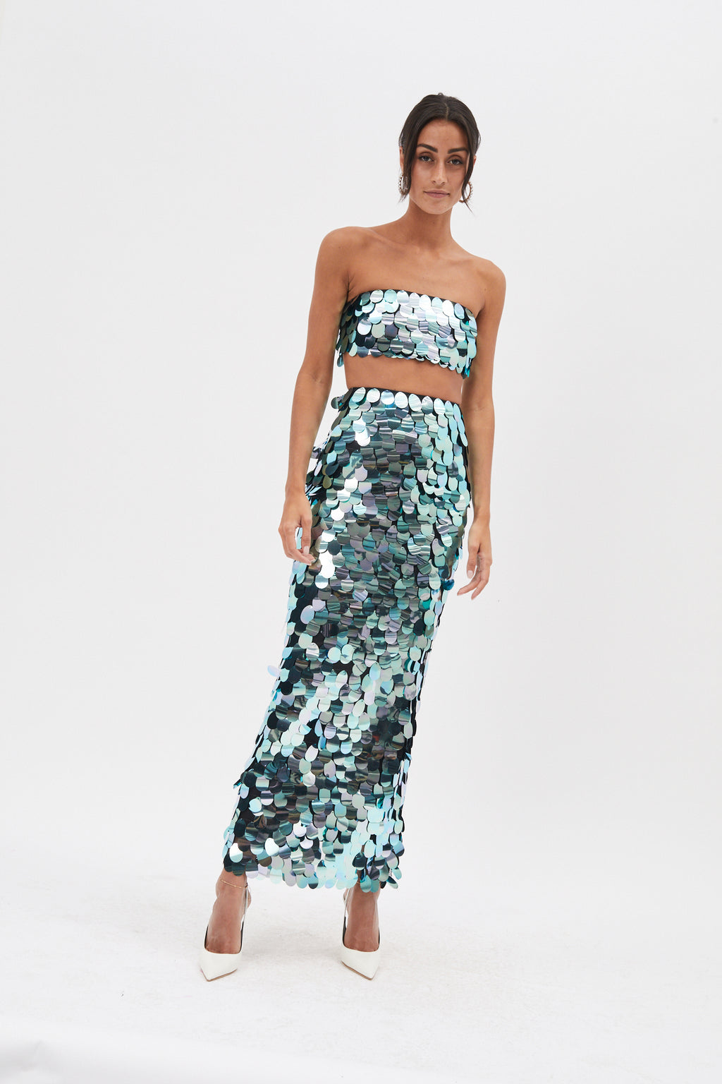 Dion Turquoise Coast Maxi Skirt - Désordre Boutique