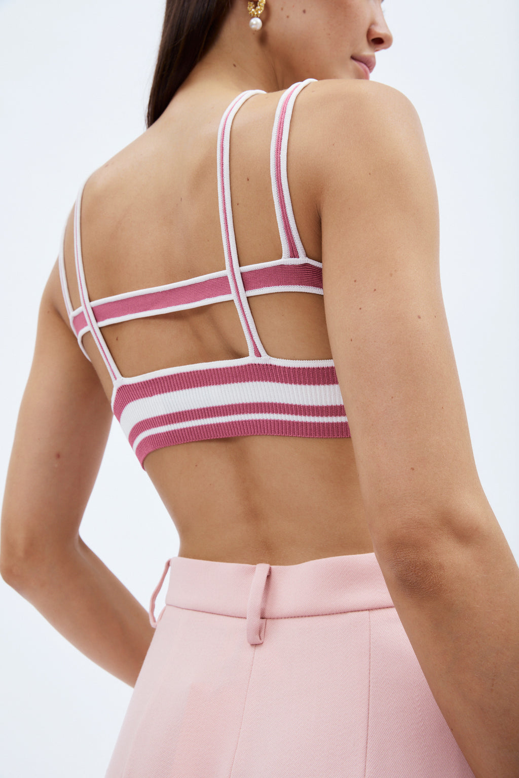 Fitted X Pink Bra Top - Désordre Boutique