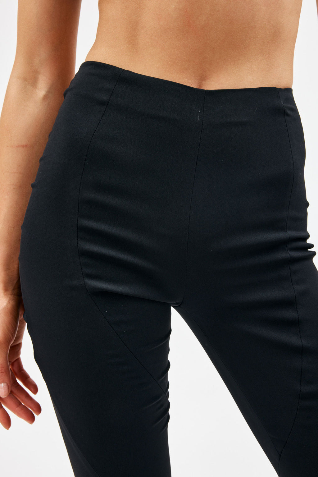 Flared Black Trousers - Désordre Boutique