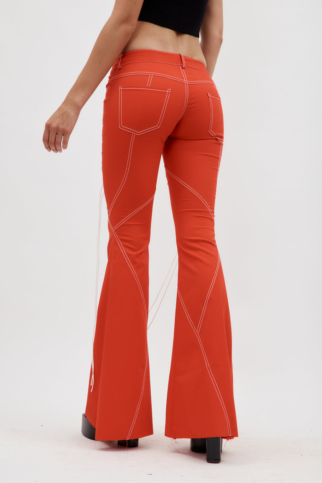 Flared Lace Up Chilli Rainwear Pants - Désordre Boutique