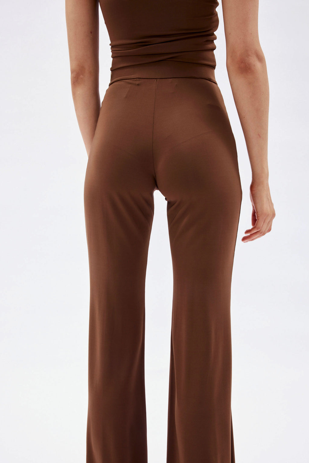 Gaia Brown Flare Pants - Désordre Boutique