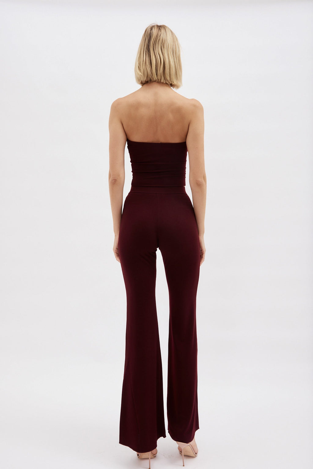 Gaia Rouge Noir Flare Pants - Désordre Boutique