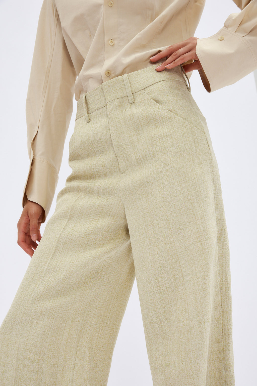 Gareth Straw Wide Leg Pants - Désordre Boutique