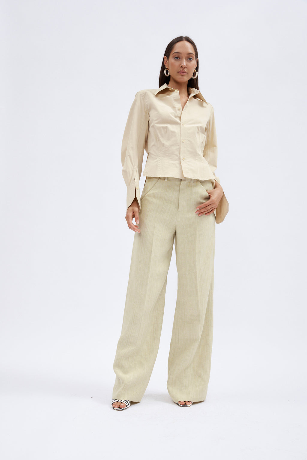 Gareth Straw Wide Leg Pants - Désordre Boutique