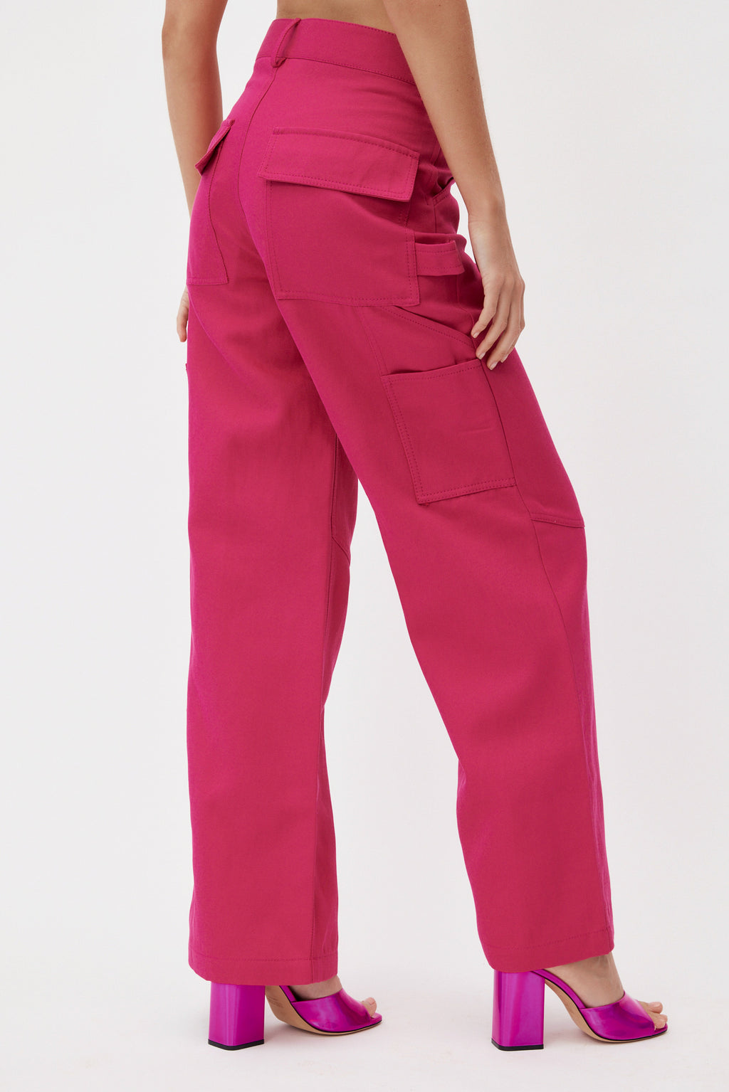Genaro Magenta Cargo Pants - Désordre Boutique