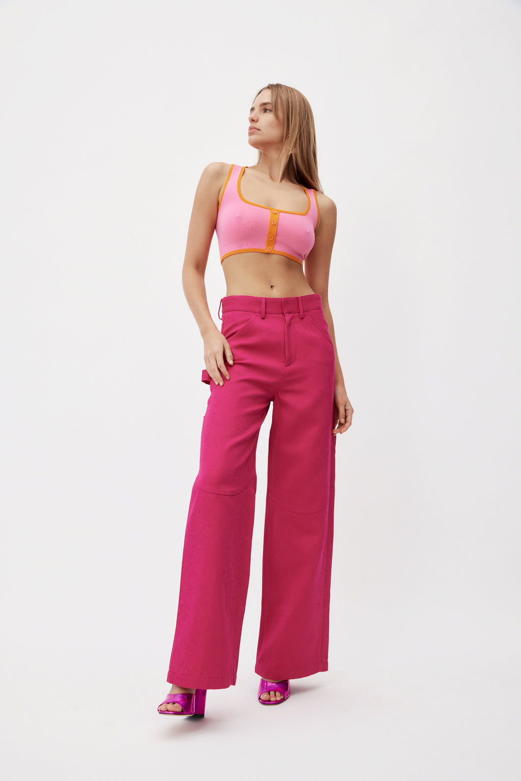 Genaro Magenta Cargo Pants - Désordre Boutique