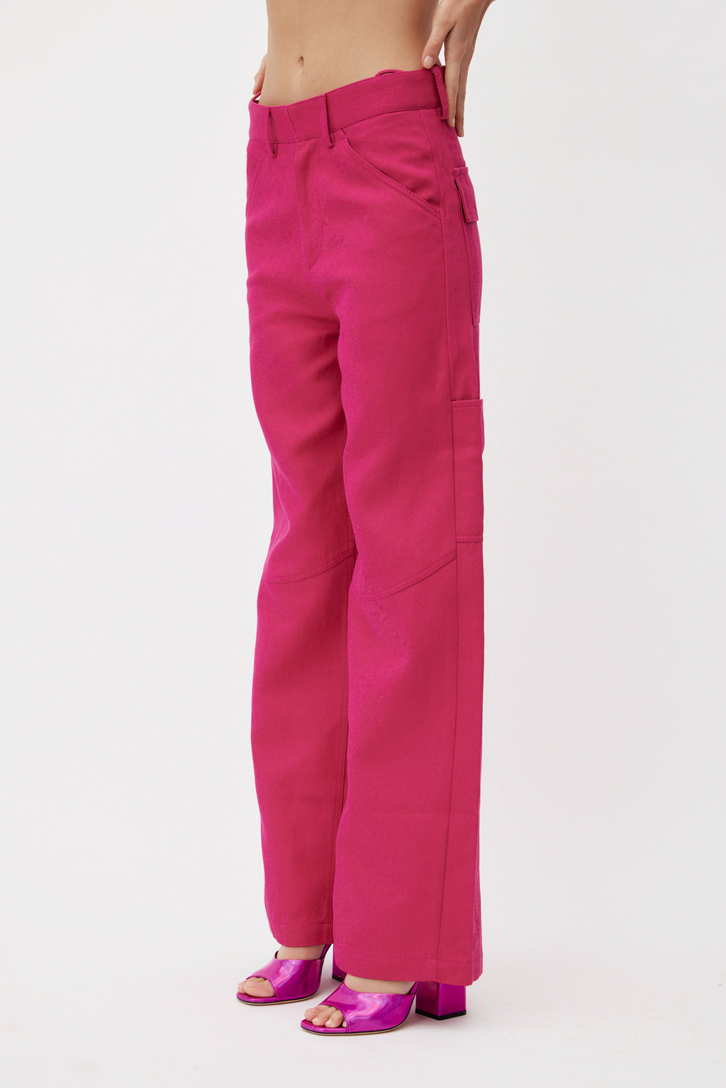 Genaro Magenta Cargo Pants - Désordre Boutique