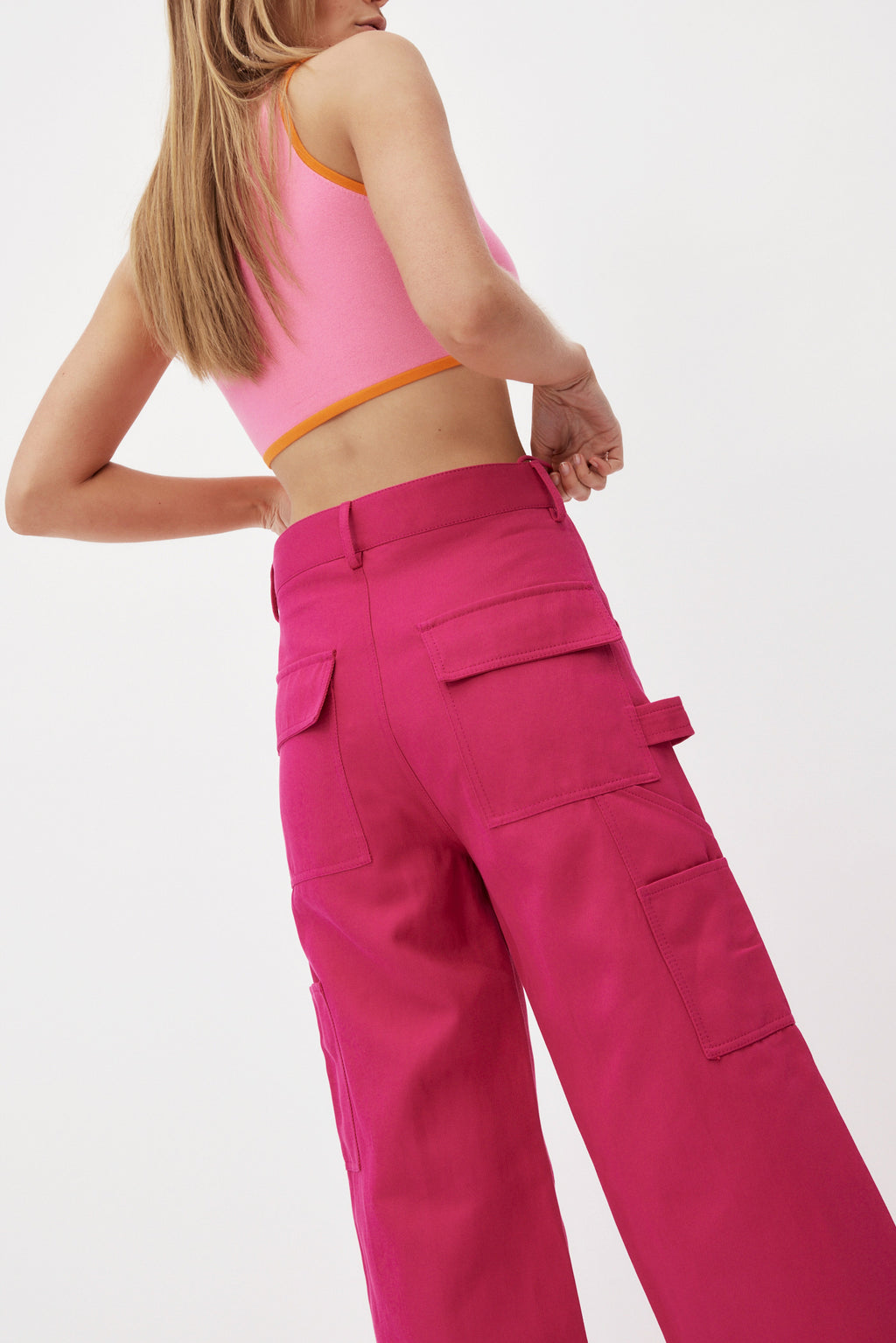 Genaro Magenta Cargo Pants - Désordre Boutique