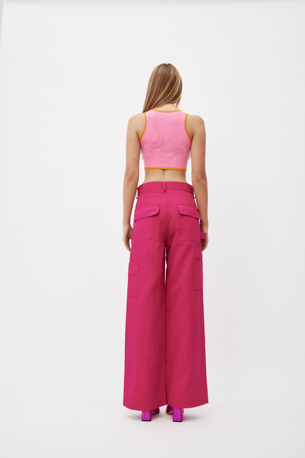 Genaro Magenta Cargo Pants - Désordre Boutique