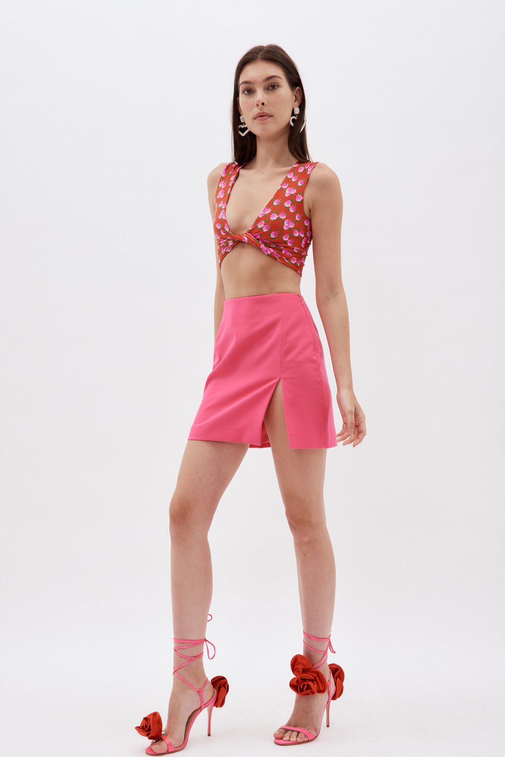 Gioia Fuchsia Mini Skirt - Désordre Boutique