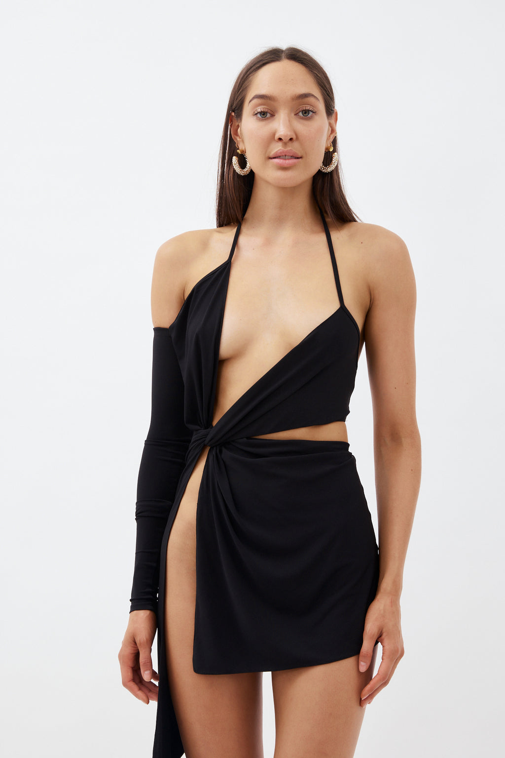 Jersey Black Mini Dress - Désordre Boutique