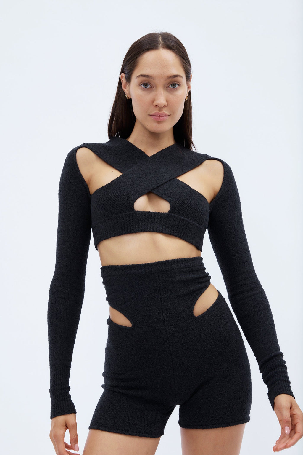 Knit Black Cycling Pants - Désordre Boutique
