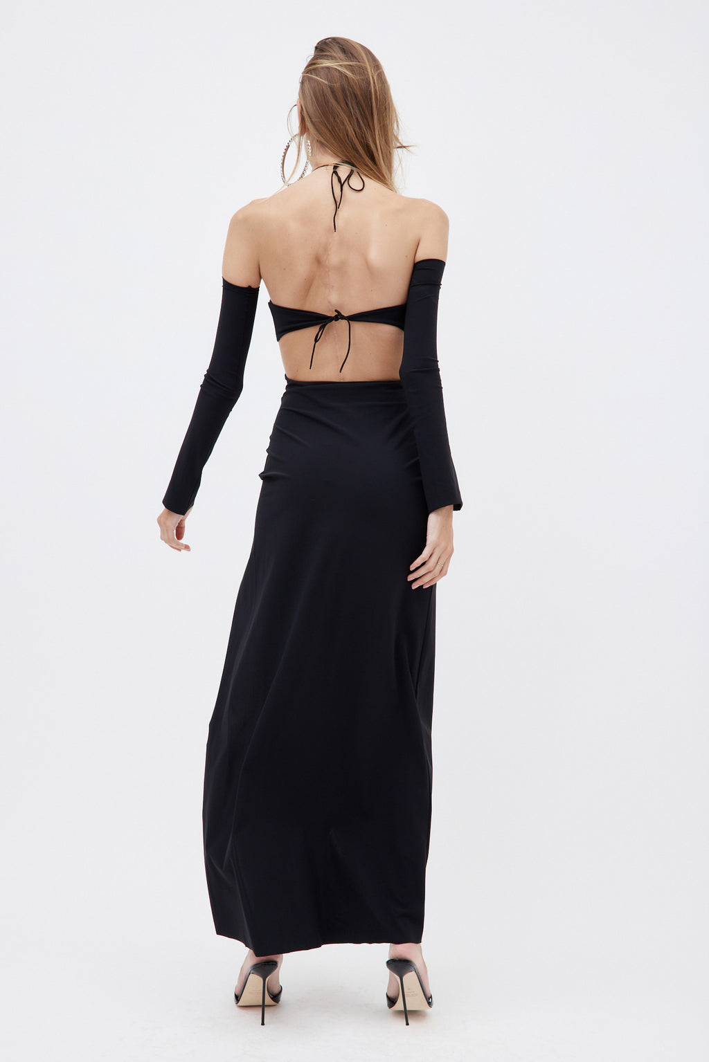 Lea Deep Black Dress - Désordre Boutique