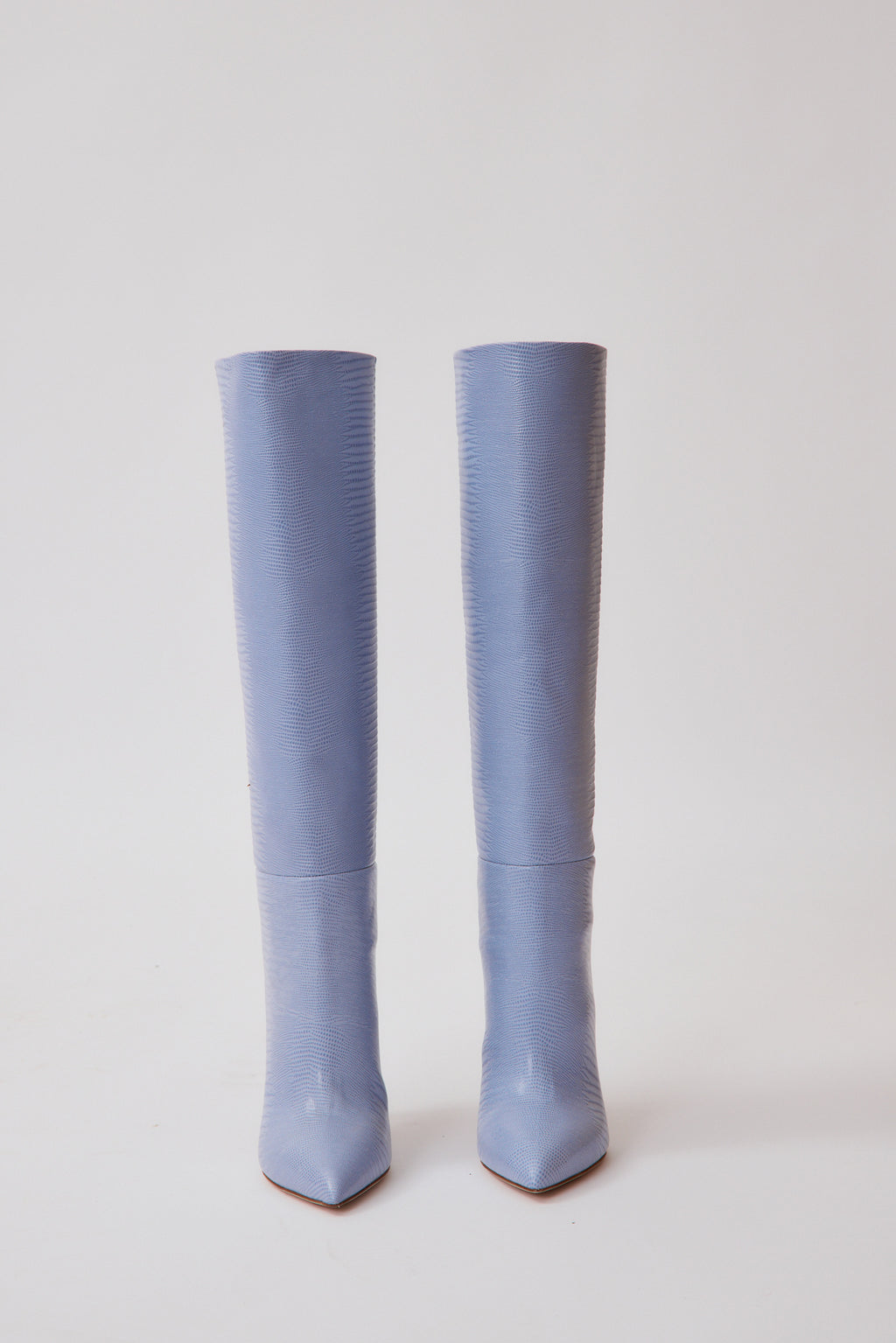 Lizard Denim Stiletto Boots - Désordre Boutique