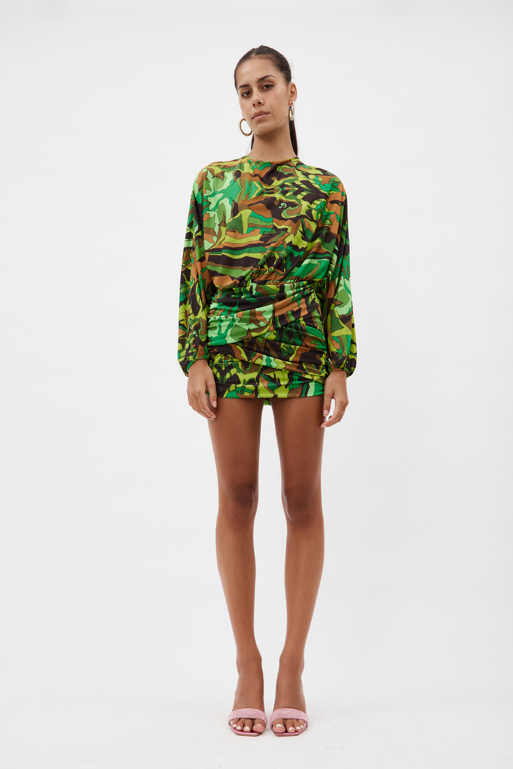 Lucy Emerald Jungle Mini Dress - Désordre Boutique