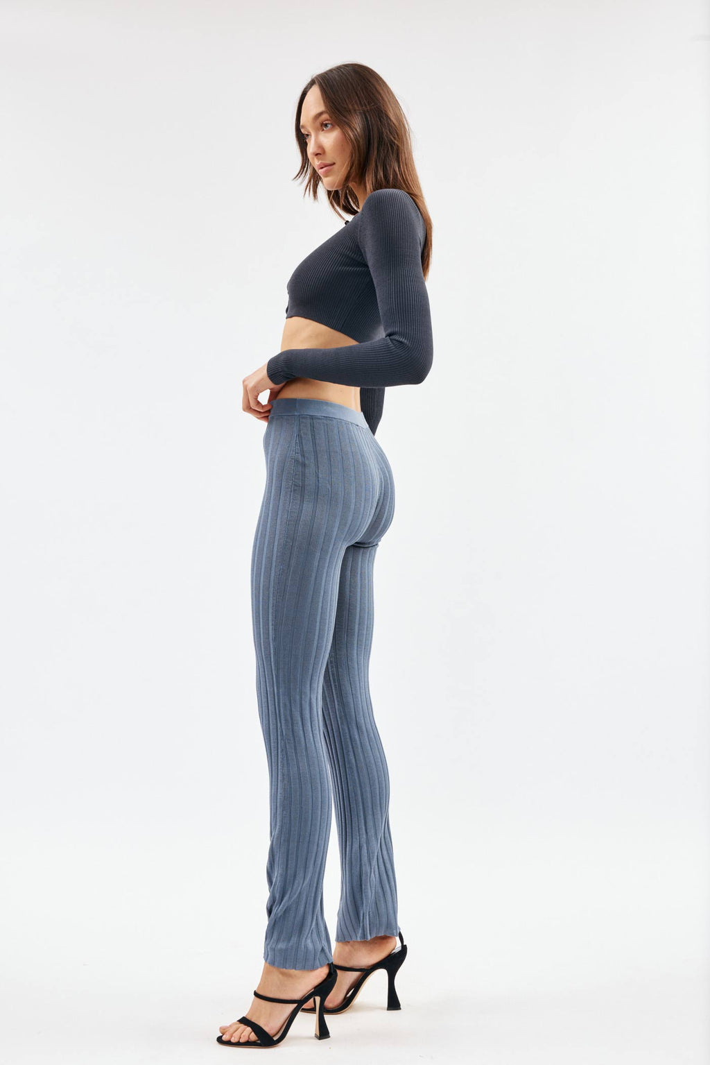 Margot Slate Blue Pant - Désordre Boutique