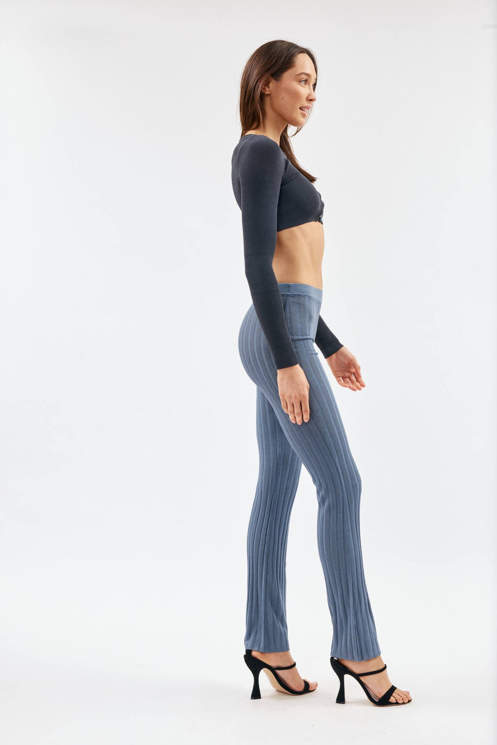 Margot Slate Blue Pant - Désordre Boutique