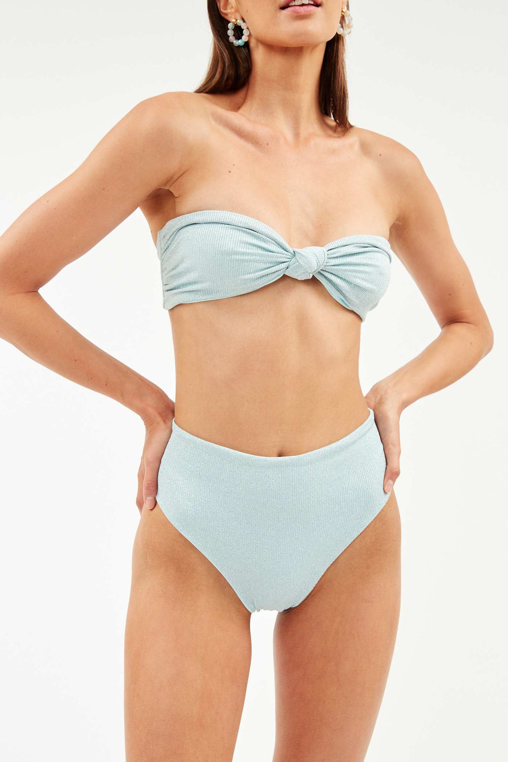 Marina Sky Glitter Knot Bandeau - Désordre Boutique