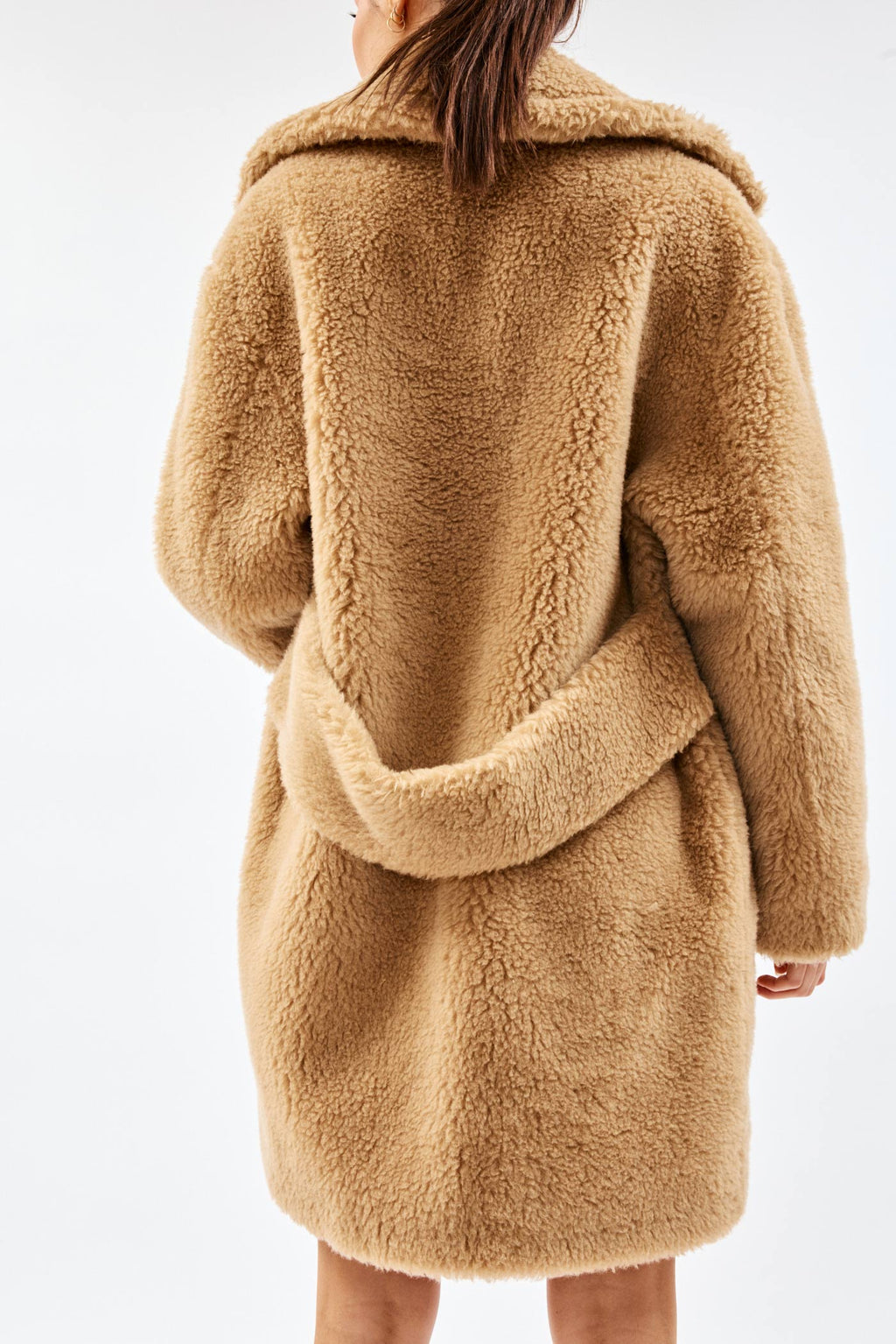 Martingale Camel Maxi Coat - Désordre Boutique