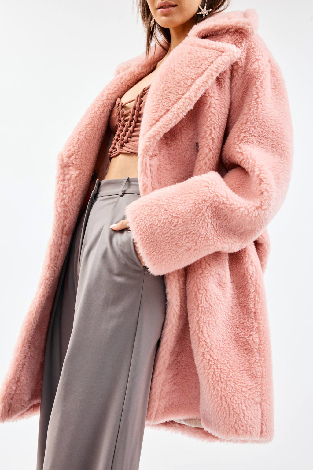 Martingale Rose Maxi Coat - Désordre Boutique