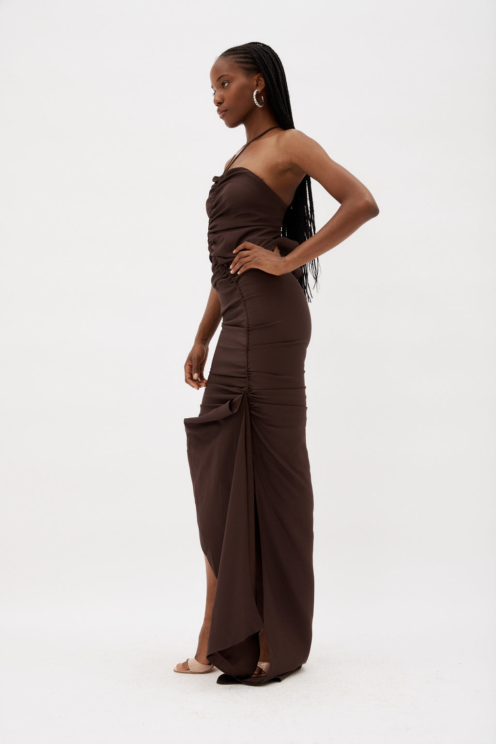 Meera Chocolate Dress - Désordre Boutique