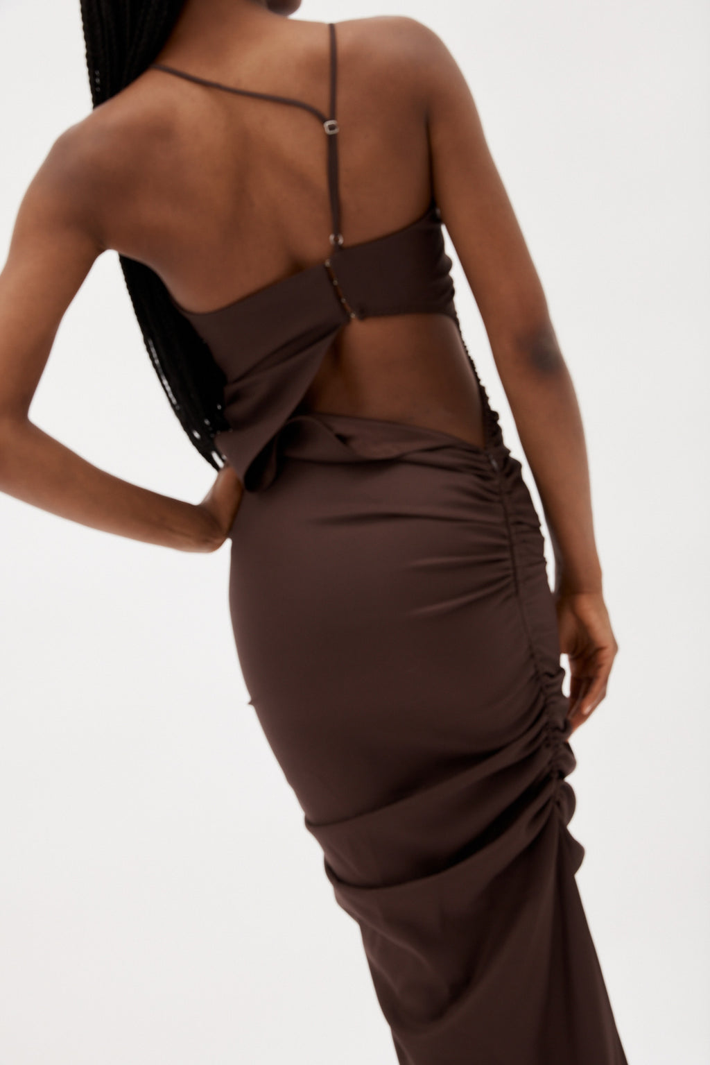 Meera Chocolate Dress - Désordre Boutique