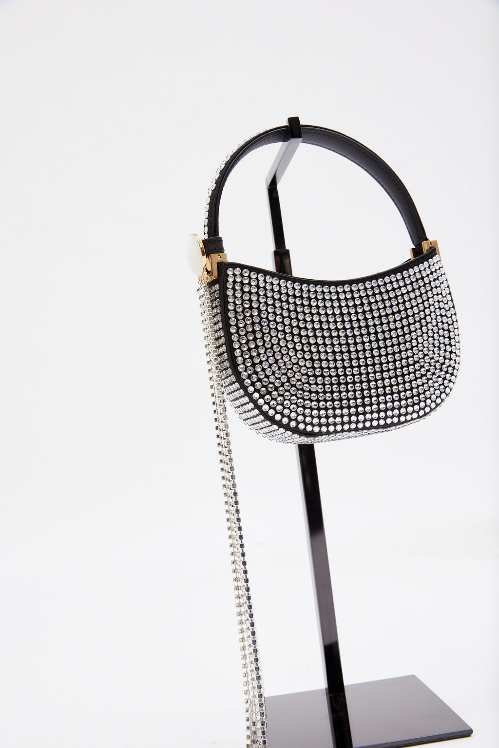 Micro Vesna Black Crystals Bag - Désordre Boutique