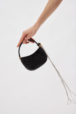 Micro Vesna Total Black Crystals Bag - Désordre Boutique