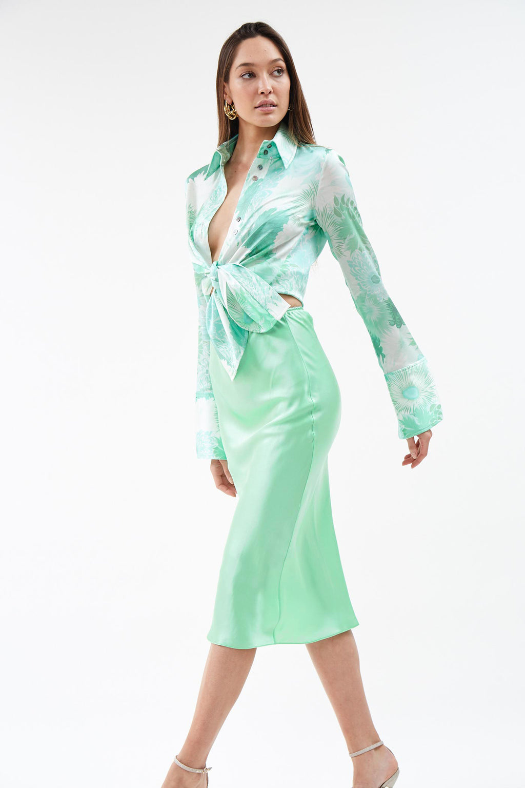 Mint Slip Skirt - Désordre Boutique