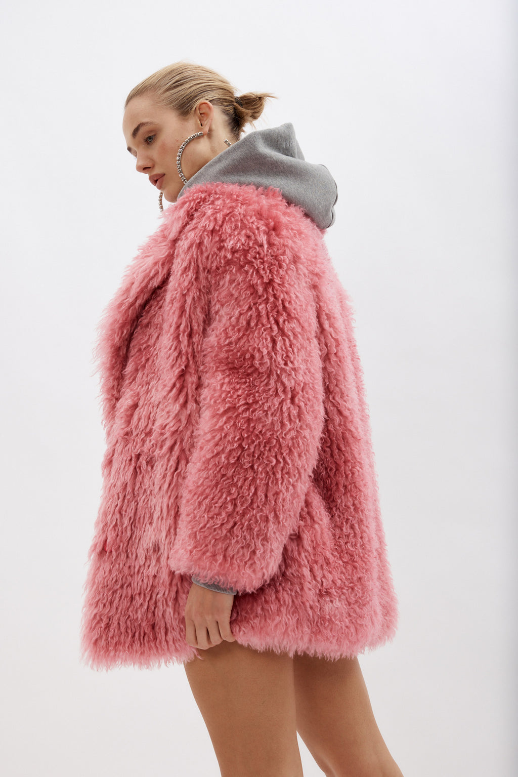 Mohair Party Pink Coat - Désordre Boutique