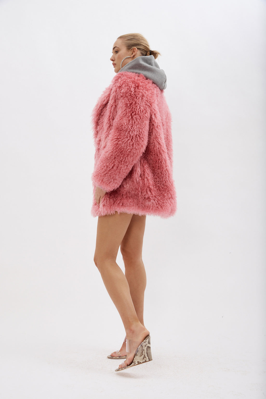 Mohair Party Pink Coat - Désordre Boutique