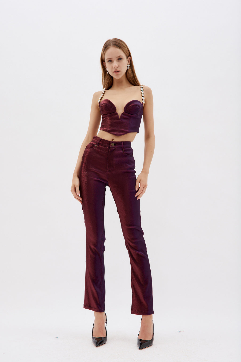 Mussel Cup Purple Bustier - Désordre Boutique