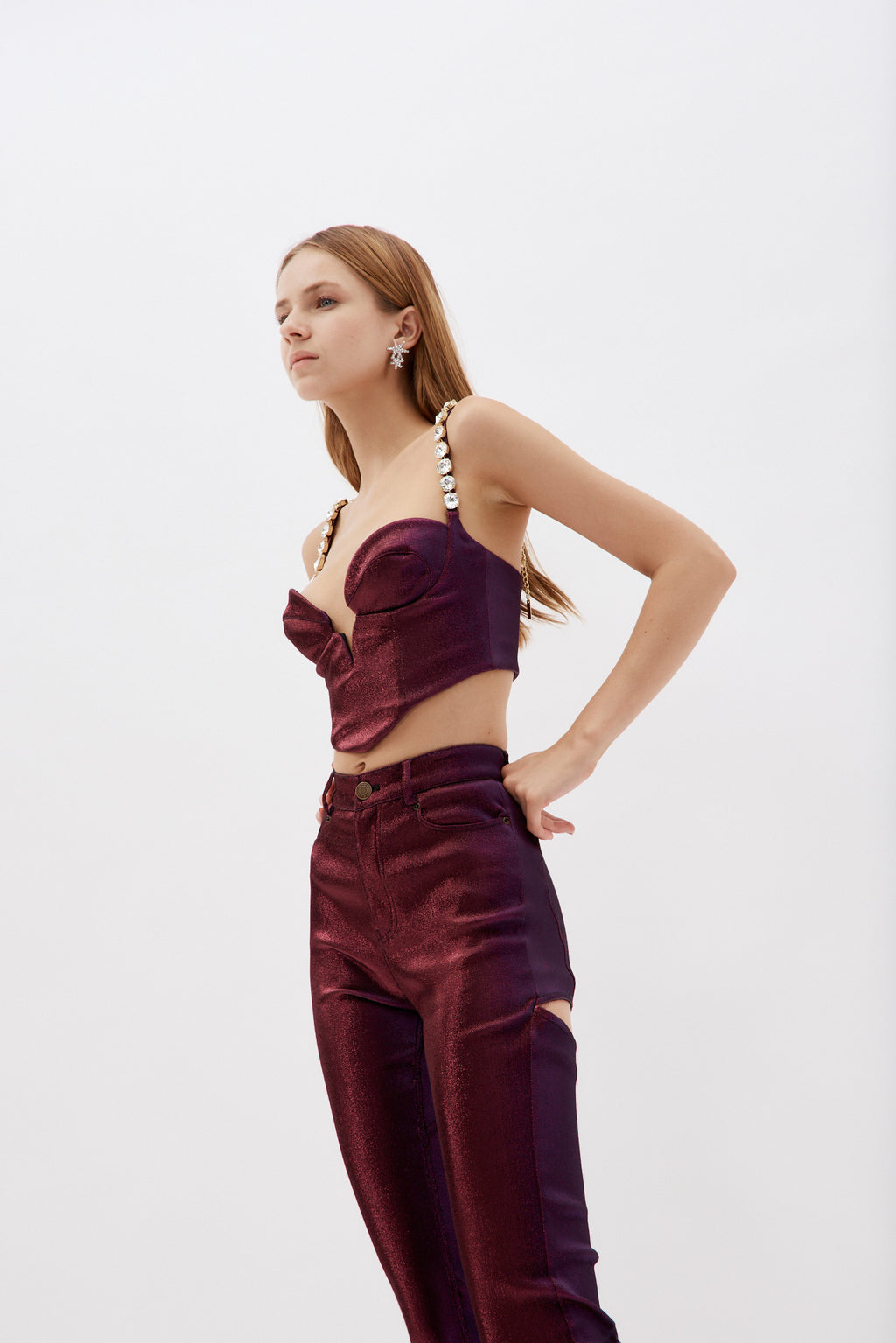 Mussel Cup Purple Bustier - Désordre Boutique