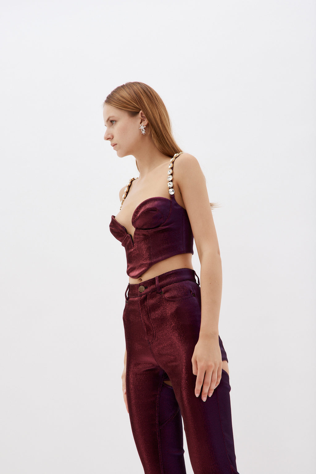 Mussel Cup Purple Bustier - Désordre Boutique