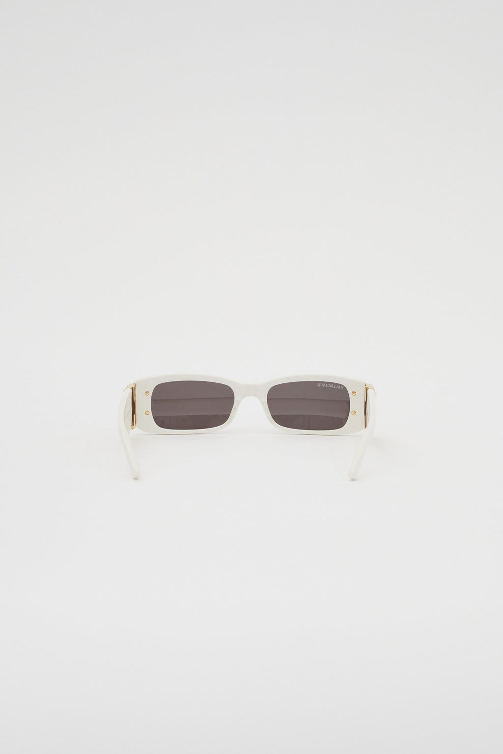 Narrow Rectangle White Sunglasses - Désordre Boutique