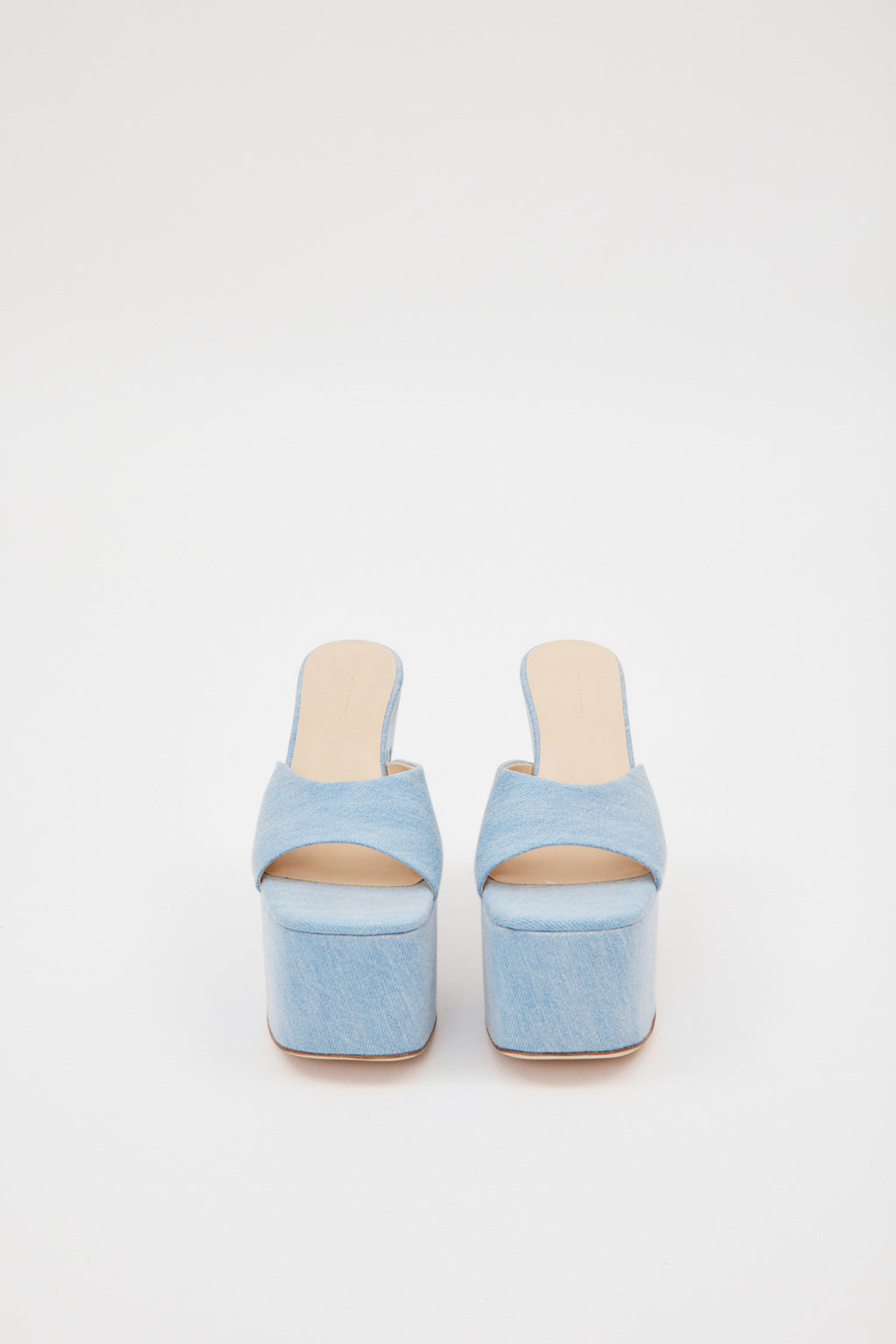 Platform Blue Denim Mule - Désordre Boutique