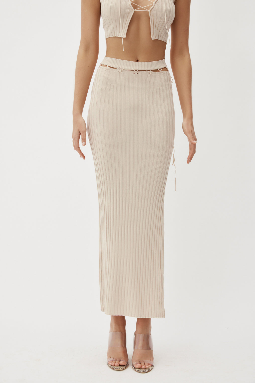 Reposier Tan Skirt - Désordre Boutique