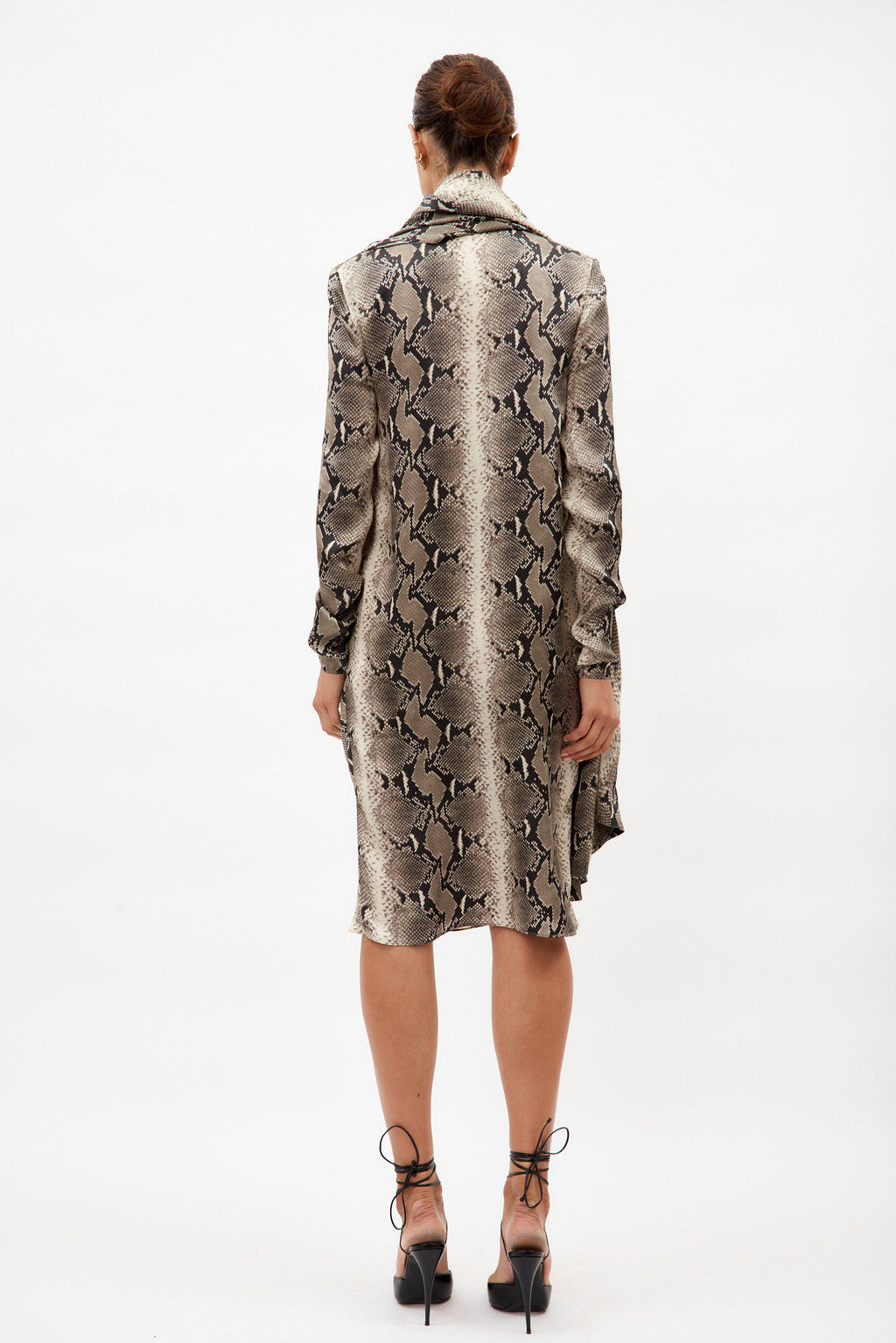 Shaz Natural Python Dress - Désordre Boutique